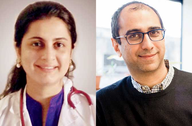 Dr Ayesha Sunavala and Nikhil Anand