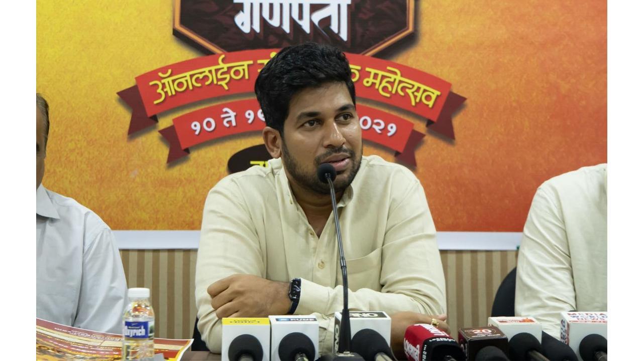 Shrimant Bhausaheb Rangari Ganpati Trust's festival head, Punit Balan announced 2nd Online Mahotsav