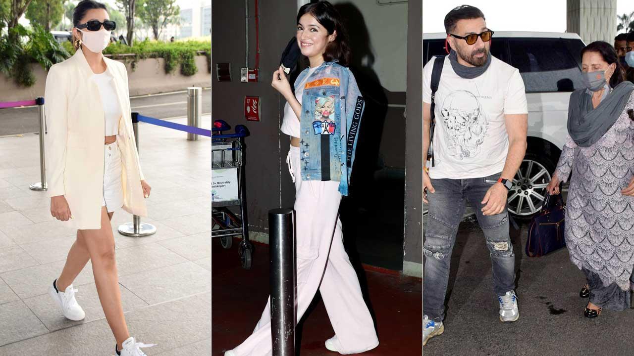 Airport Diaries: Parineeti, Divya Khosla Kumar, Sunny Deol with mother spotted