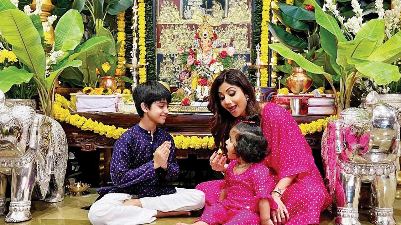 Have you heard? Shilpa Shetty Kundra shares picture from Ganesh Chaturthi celebrations