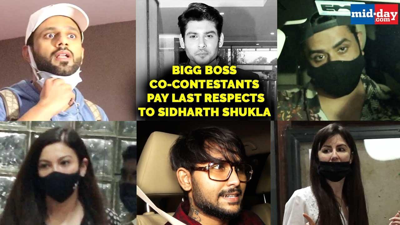 Celebs visit Sidharth Shukla’s house; Bigg Boss co-contestants pay last respects