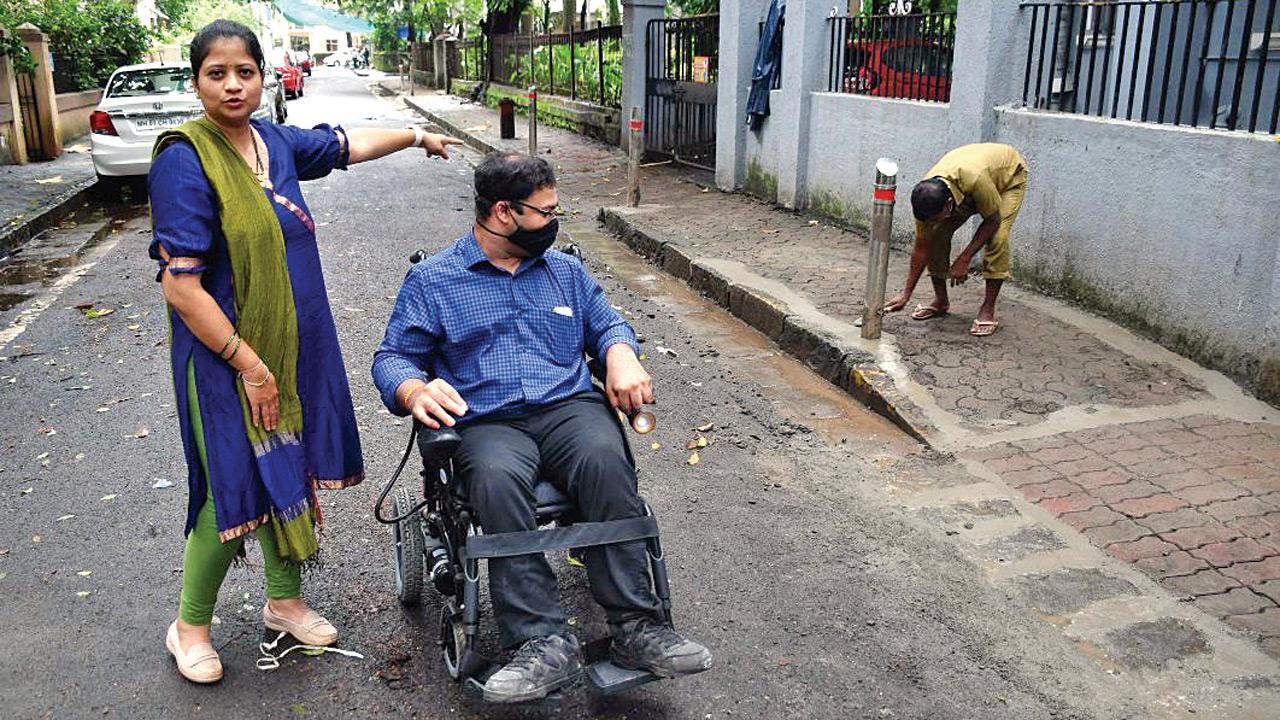 Resident on mission to make Dadar Parsi Colony wheelchair friendly