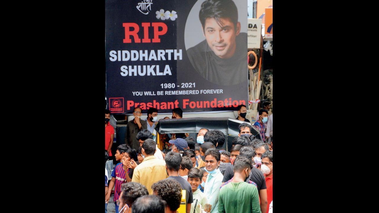 Television industry bids teary farewell to Sidharth Shukla