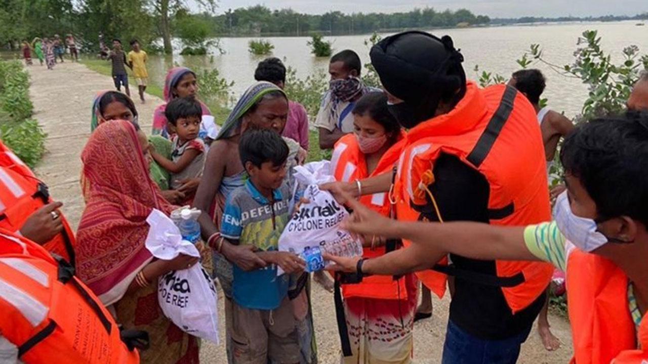 Sikhaid providing aid to people all over India