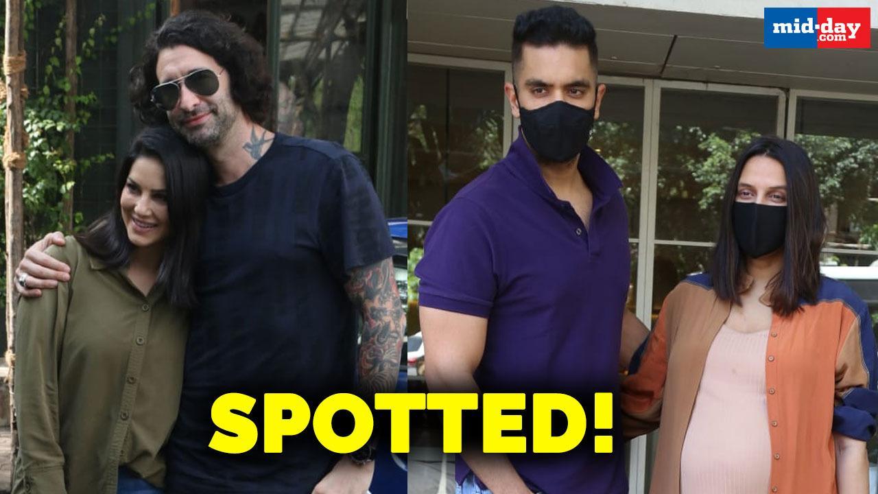 Spotted: Sunny Leone, Neha Dhupia and other celebs in Mumbai