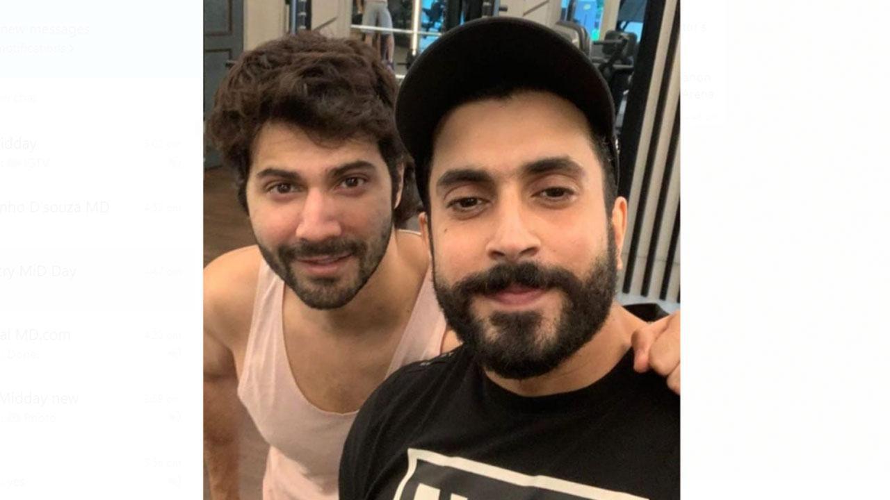 Sunny Singh hits the gym, shares picture with Varun Dhawan