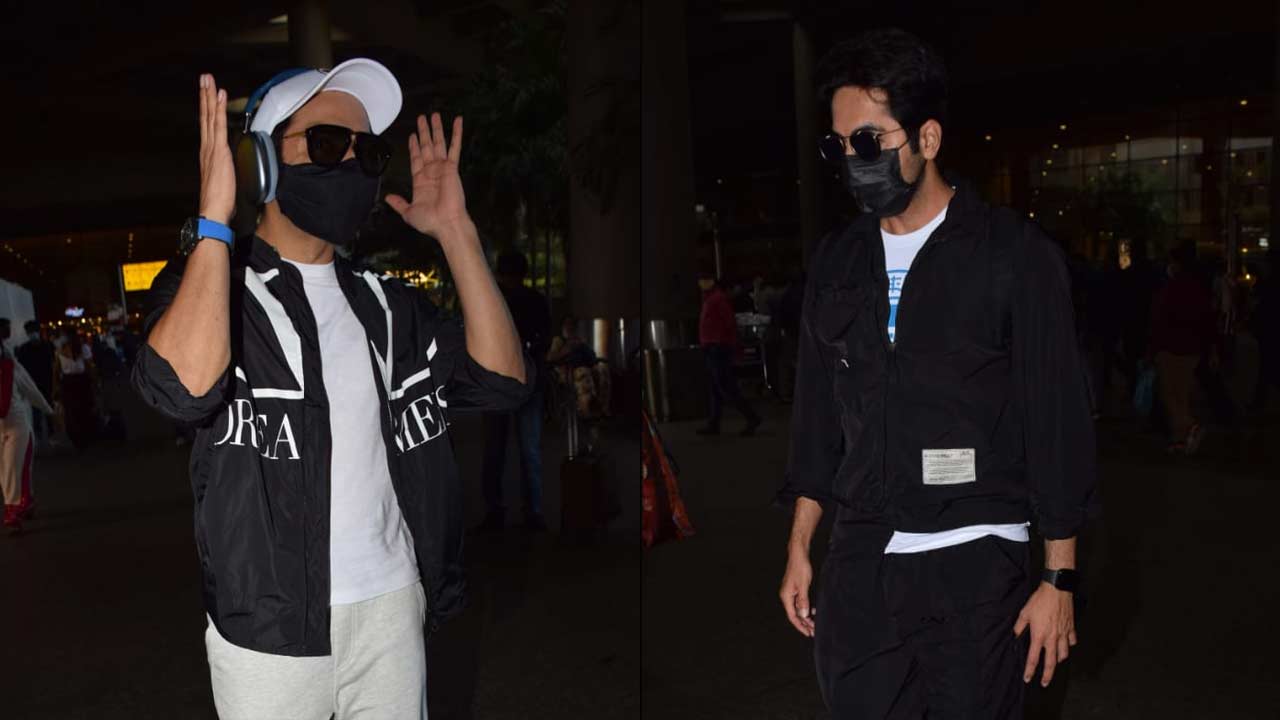 Aparshakti and Ayushmann Khurrana were also snapped at the Mumbai airport. Speaking of Aparshakti, he recently made his acting debut as the lead with 'Helmet' opposite Pranutan. 