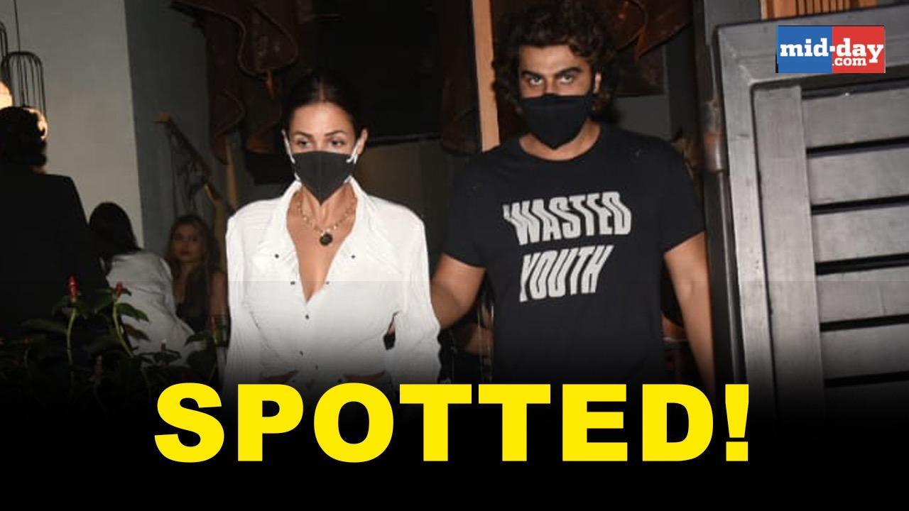 Spotted: Arjun Kapoor, Malaika Arora and Ananya Panday on the streets of Mumbai
