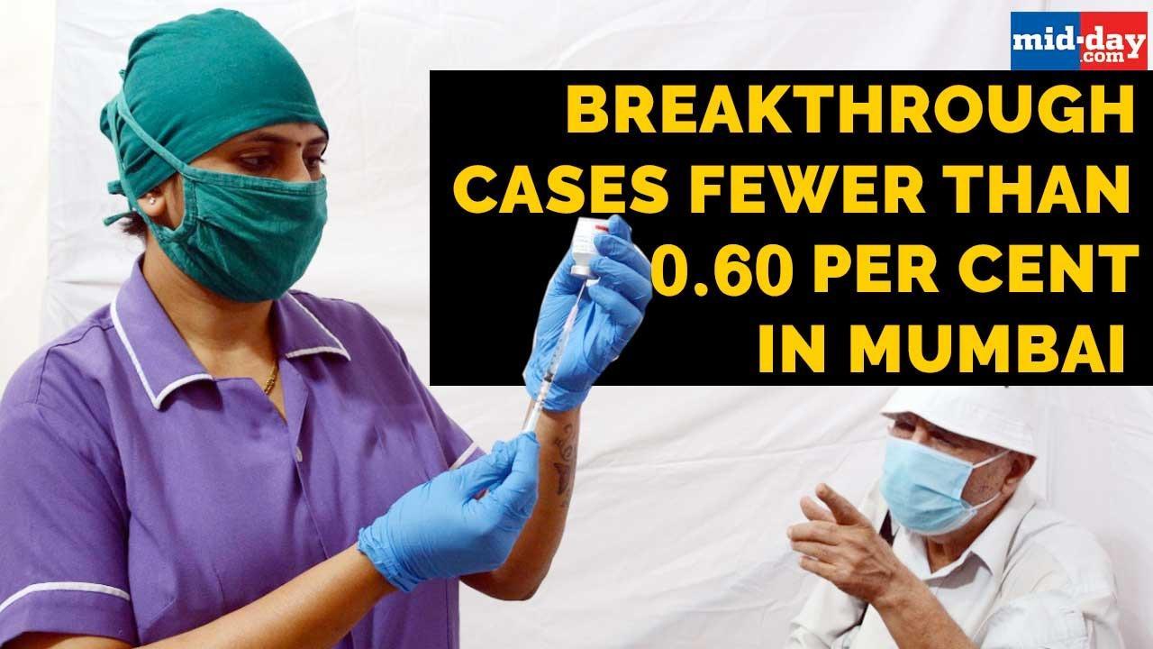 Breakthrough cases fewer than 0.60 per cent in Mumbai