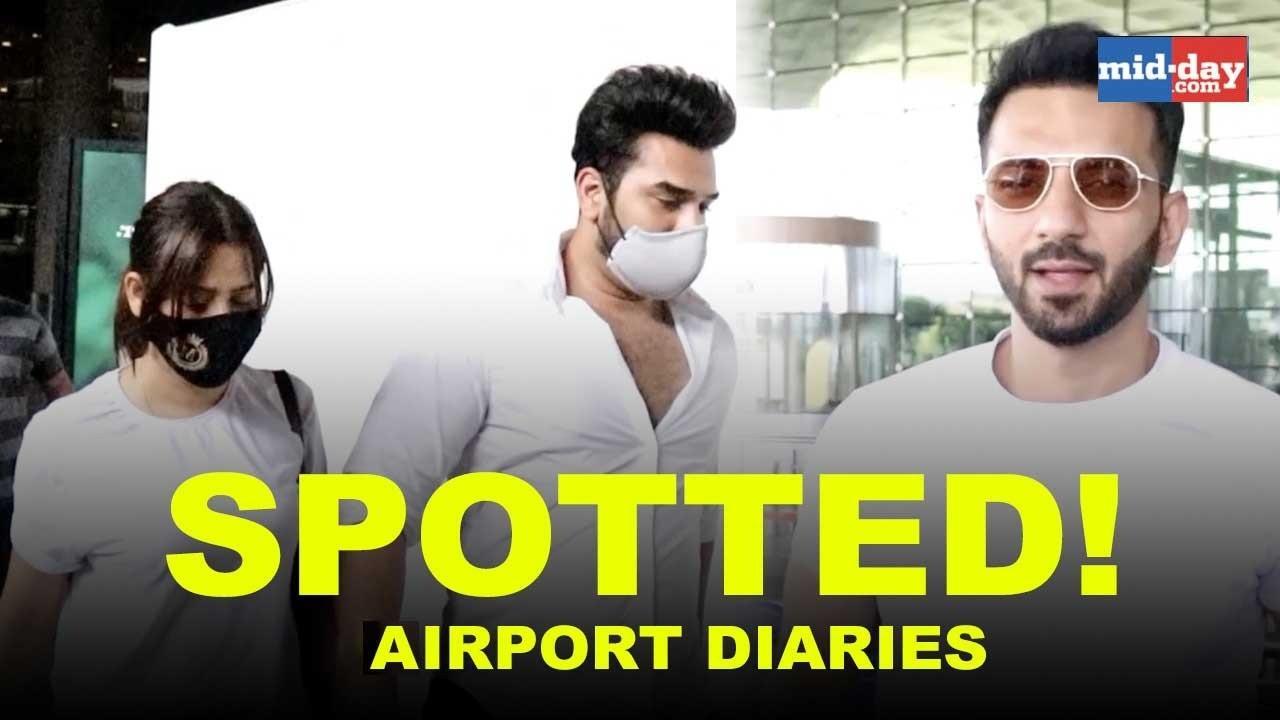 Paras Chhabra, Mahira Sharma and others spotted at Mumbai airport