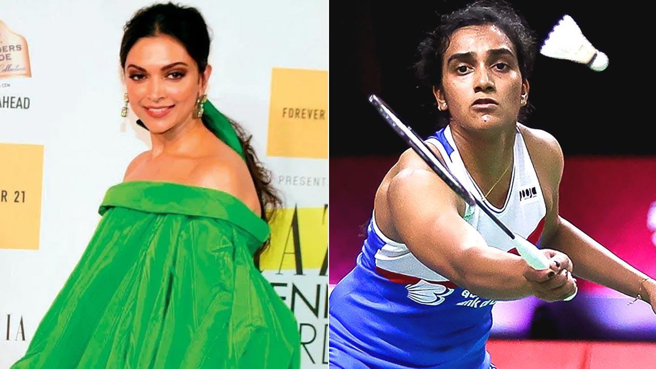 Deepika Padukone sweats it out in a badminton session with PV Sindhu