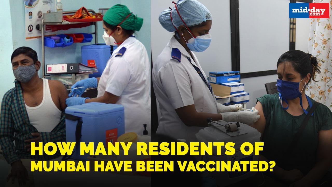 How many residents of Mumbai have been vaccinated?