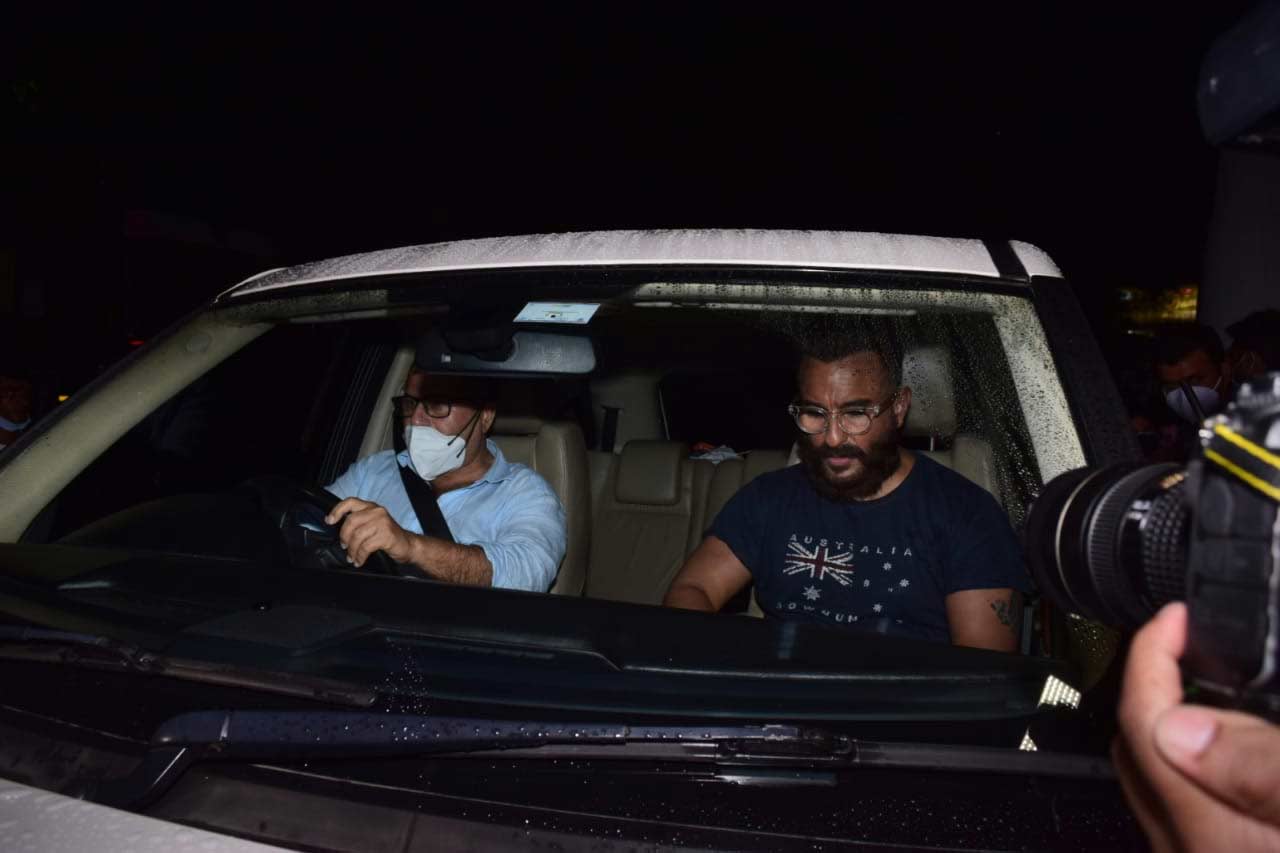 Kareena Kapoor Khan hosted a celebration bash for her interior designer Sanjay Mishra at her Bandra home. The house party was a close-knit affair, and it was attended by her near and dear ones. Saif Ali Khan was snapped too near his apartment just before the party started.