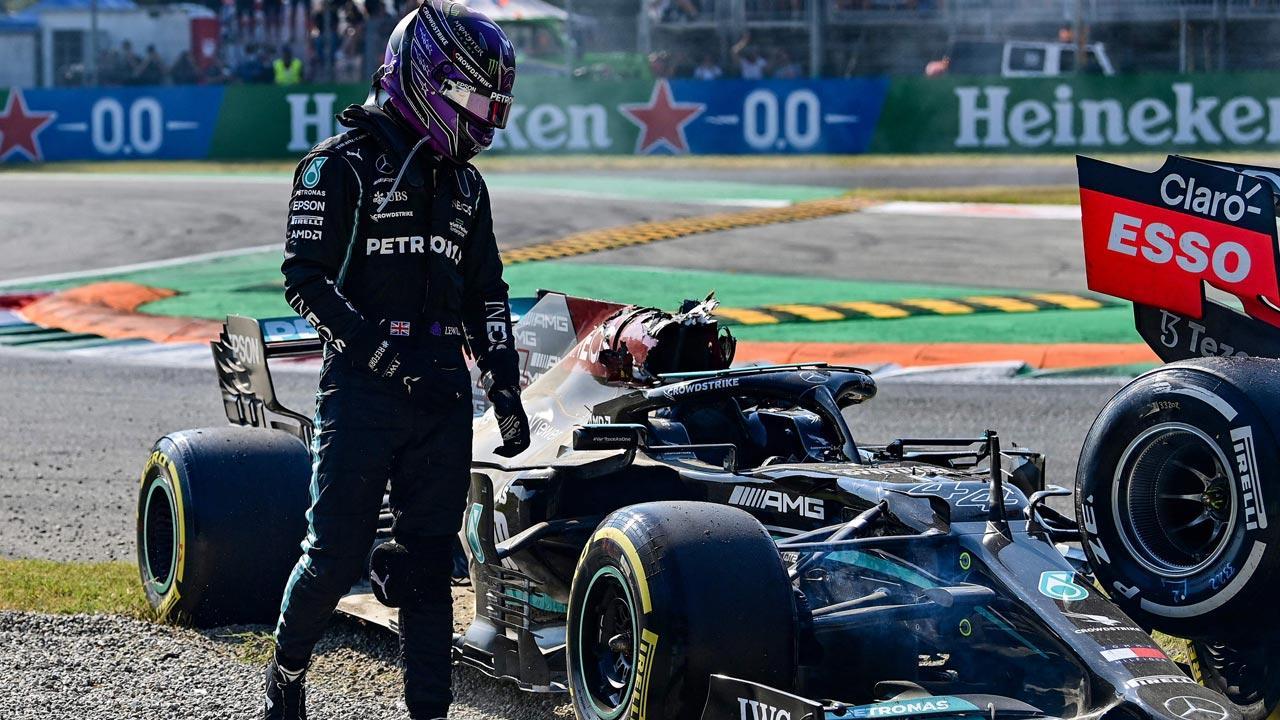 Halo saved my neck, says Lewis Hamilton after Monza crash