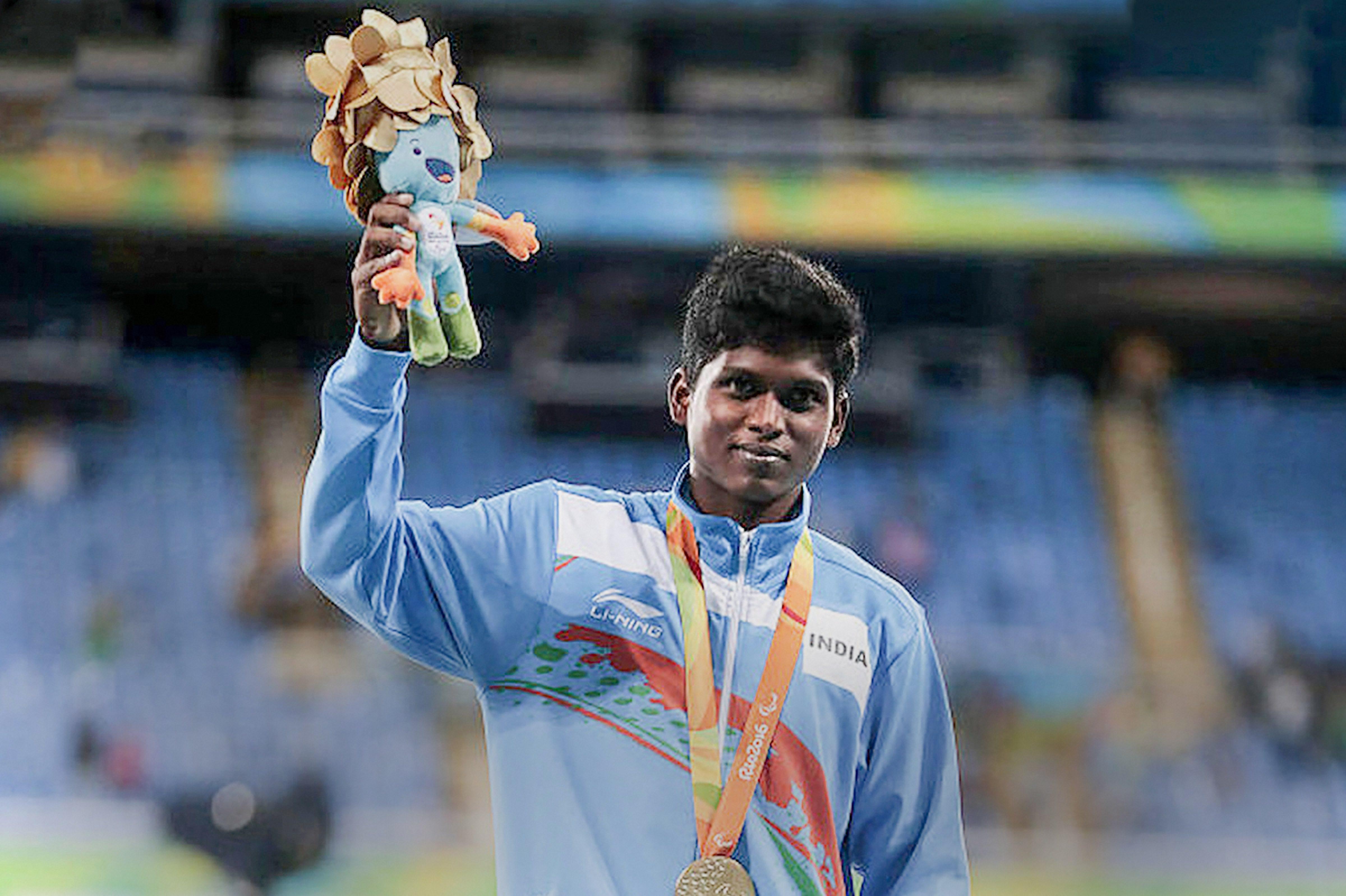 Mariyappan Thangavelu - Defending champion Mariyappan Thangavelu won a silver medal in the men's high jump T42 event at the Tokyo Paralympics. Mariyappan cleared 1.86m while the American gold winner Sam Grewe succeeded in soaring above 1.88m in his third attempt