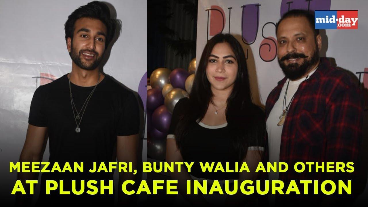 Meezaan Jafri, Bunty Walia and others at Plush Cafe Inauguration