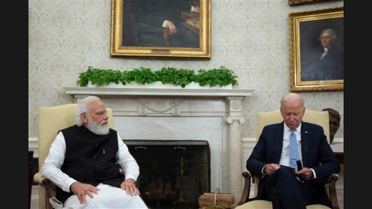 Biden while meeting Modi said, 'Relationship between India and US, largest democracies in the world, is destined to be stronger, closer and tighter.'