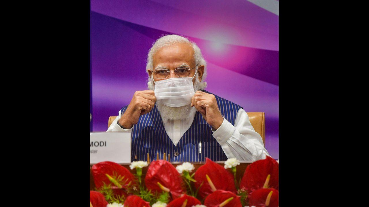 Union Health Minister Mansukh Mandaviya called for a major push to the vaccination drive on Friday, saying it would be the perfect gift for Modi on his birthday. Pic/PTI