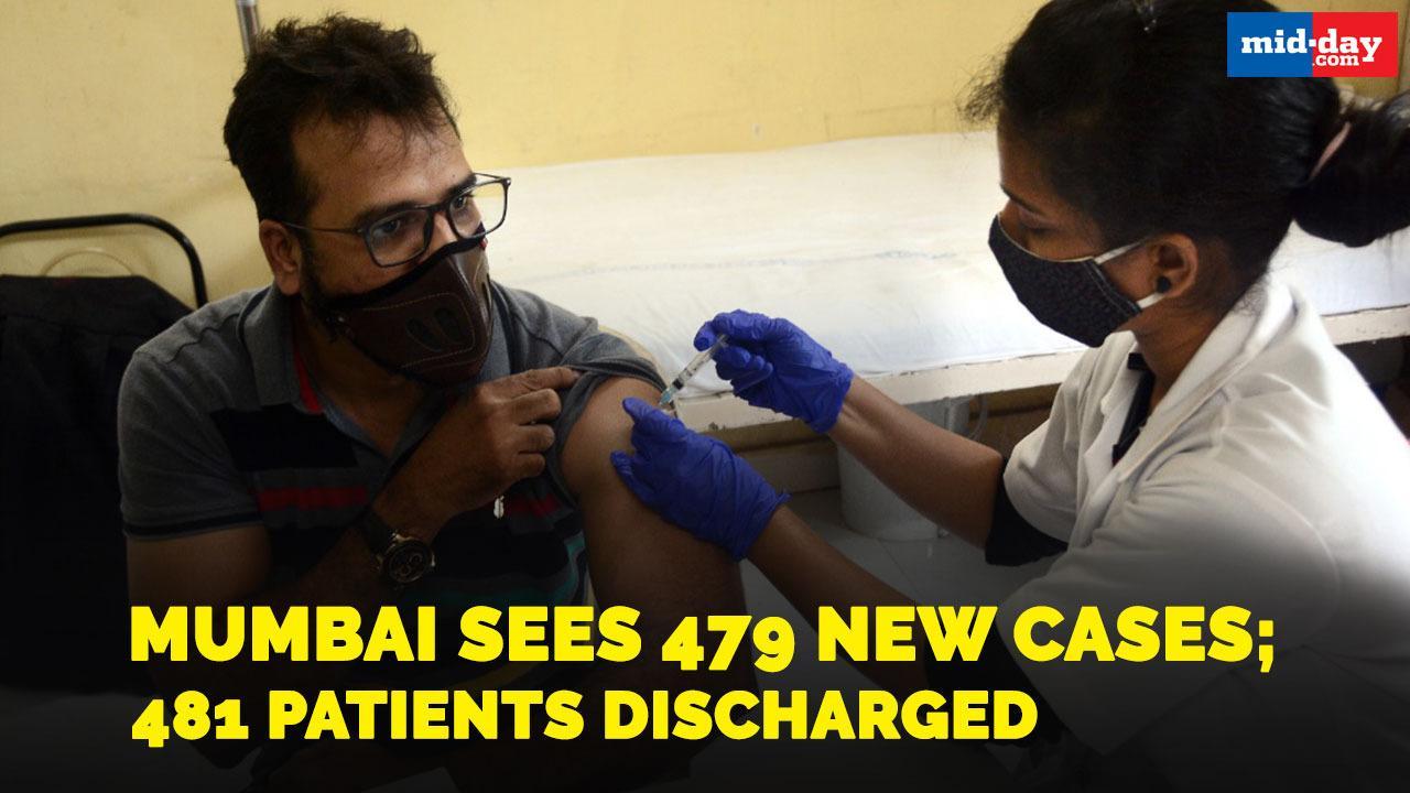 Mumbai sees 479 new cases; 481 patients discharged