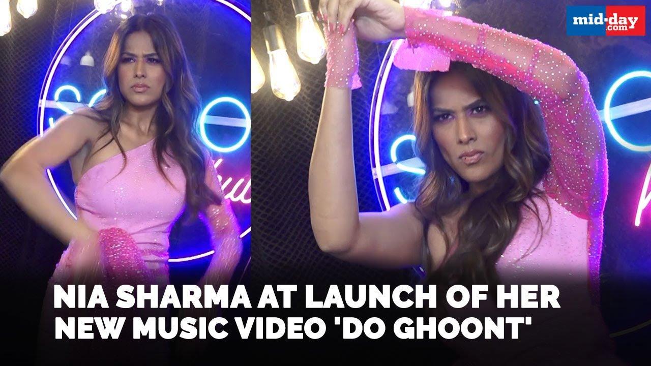 Nia Sharma at launch of her new music video 'Do Ghoont'