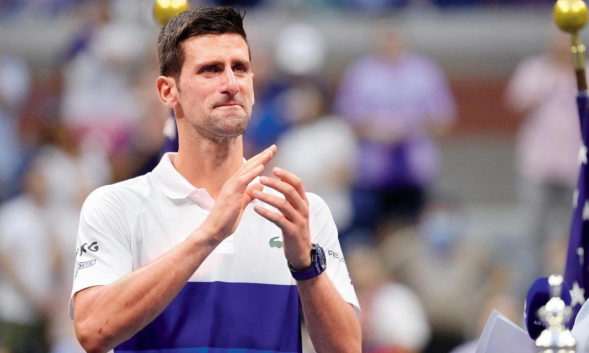 Sad, but relieved as tearful Djoko copes with Slam record heartbreak