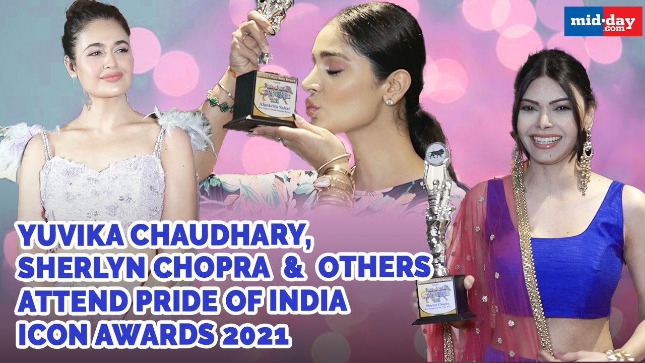Yuvika Chaudhary, Sherlyn Chopra & others attend Pride of India Icon Awards 2021