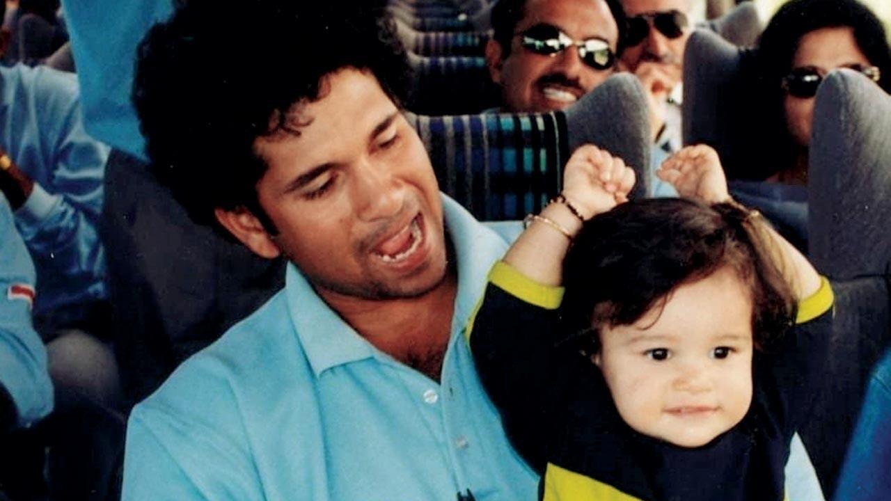 Sachin Tendulkar shares adorable throwback photo with Sara Tendulkar on Daughter's Day