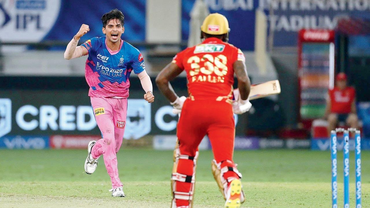 IPL 2021: Kartik Tyagi twist to the tale in Rajasthan vs Punjab match