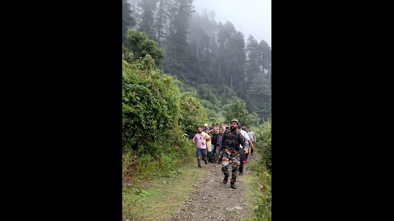 This is second army helicopter crash in the last seven weeks in Jammu and Kashmir. Last month two pilots were killed after an army helicopter crashed into Ranjit Sagar dam. The body of one fallen pilot is still missing. Pic/Pallav Paliwal