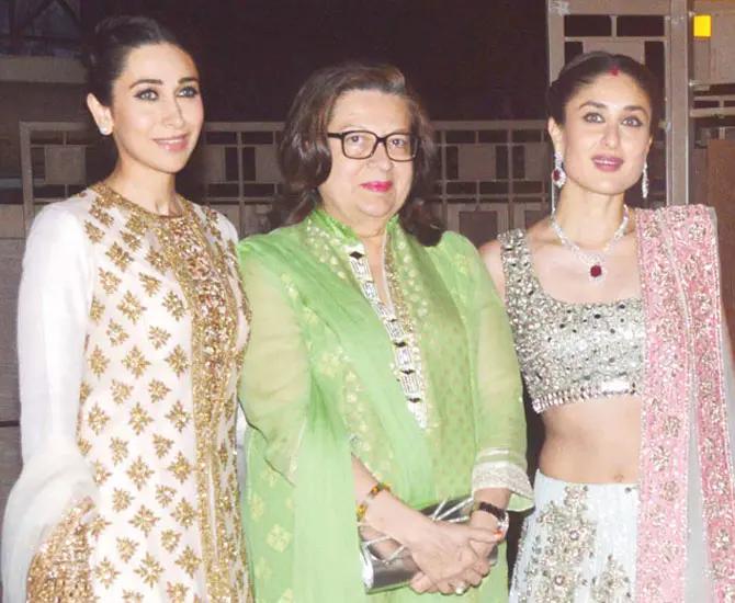 Since Babita's Christian on her mother's side, Babita practices Christianity and Hinduism both. Babita along with her daughters Karisma Kapoor and Kareena Kapoor Khan used to regularly attend the midnight mass at Bandra's St Andrew's Church on Christmas Eve.