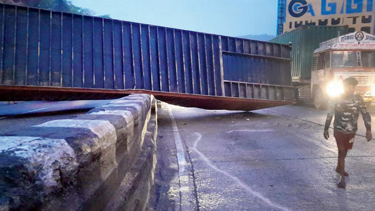 Scene of the mishap on March 27