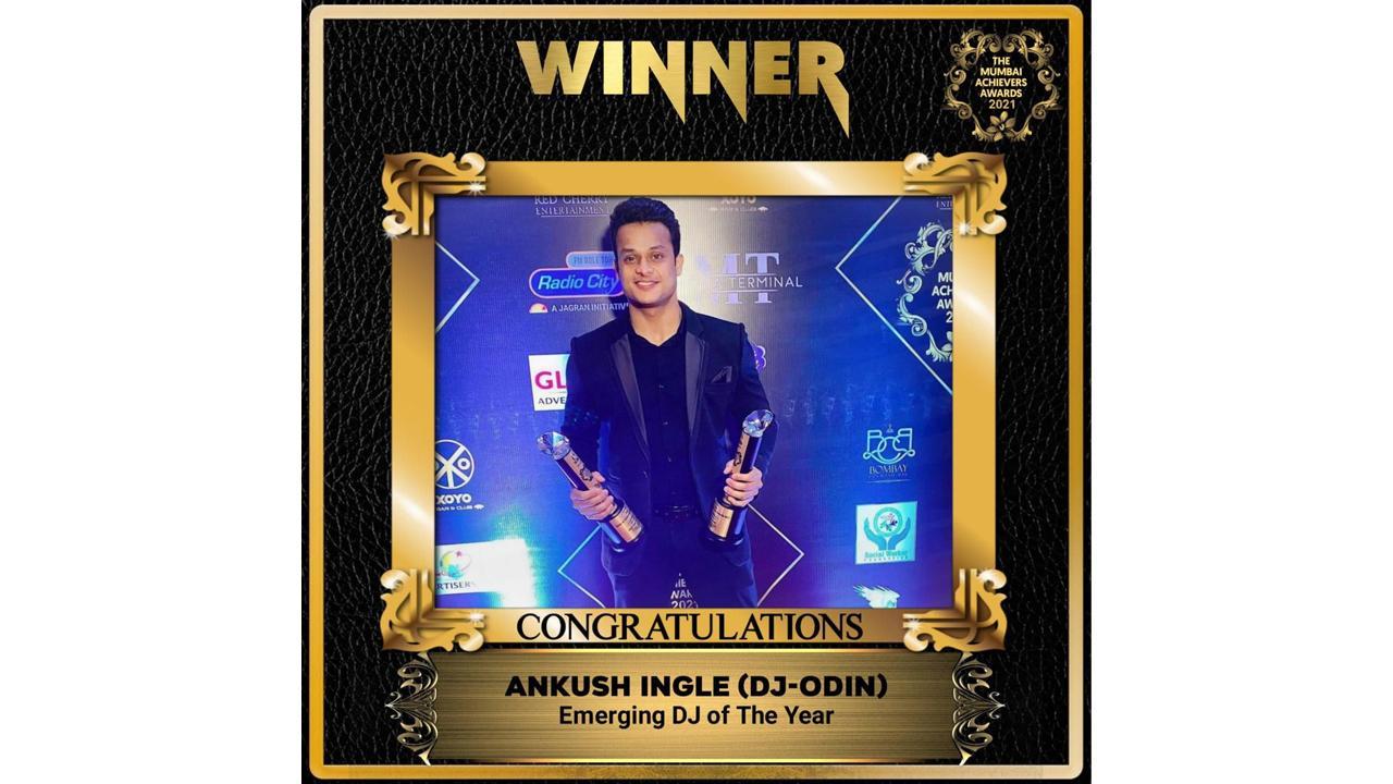 Ankush Ingle wins an accolade at Mumbai Achiever’s awards 2021