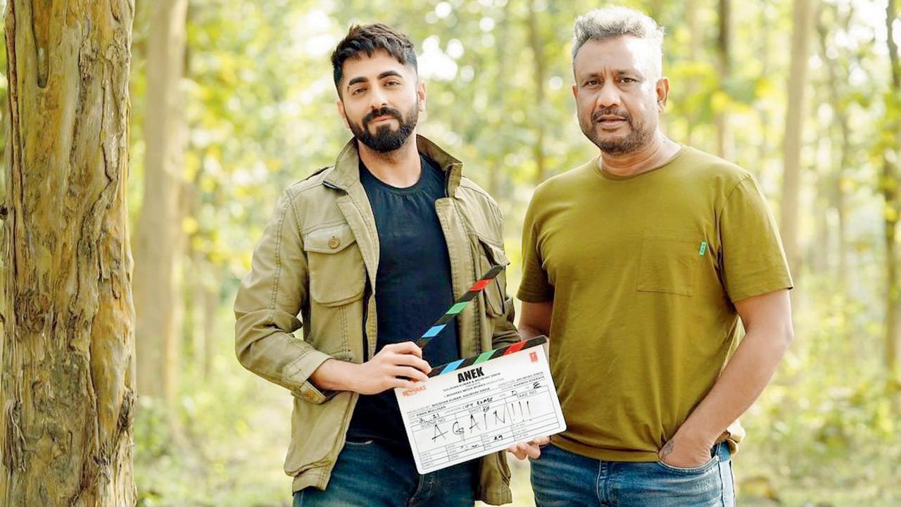 Ayushmann Khurrana with director Anubhav Sinha