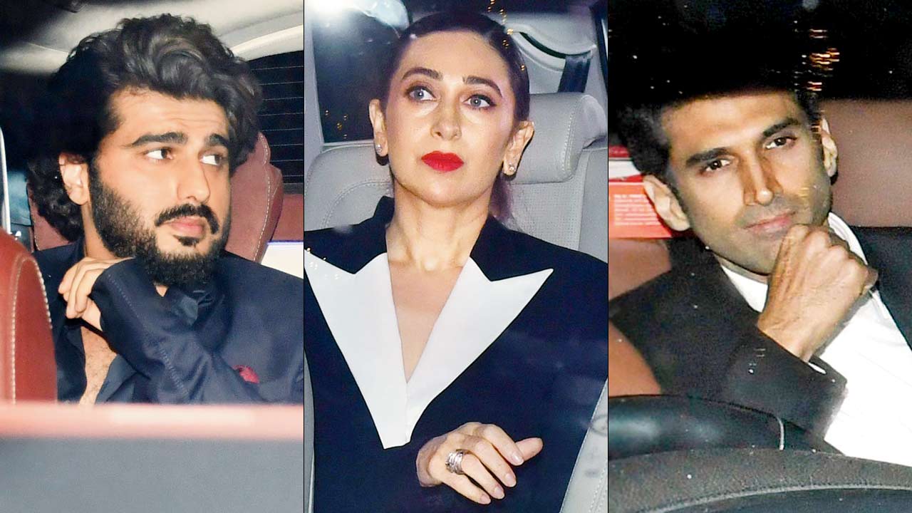 Arjun Kapoor, Karisma Kapoor and Aditya Roy Kapur