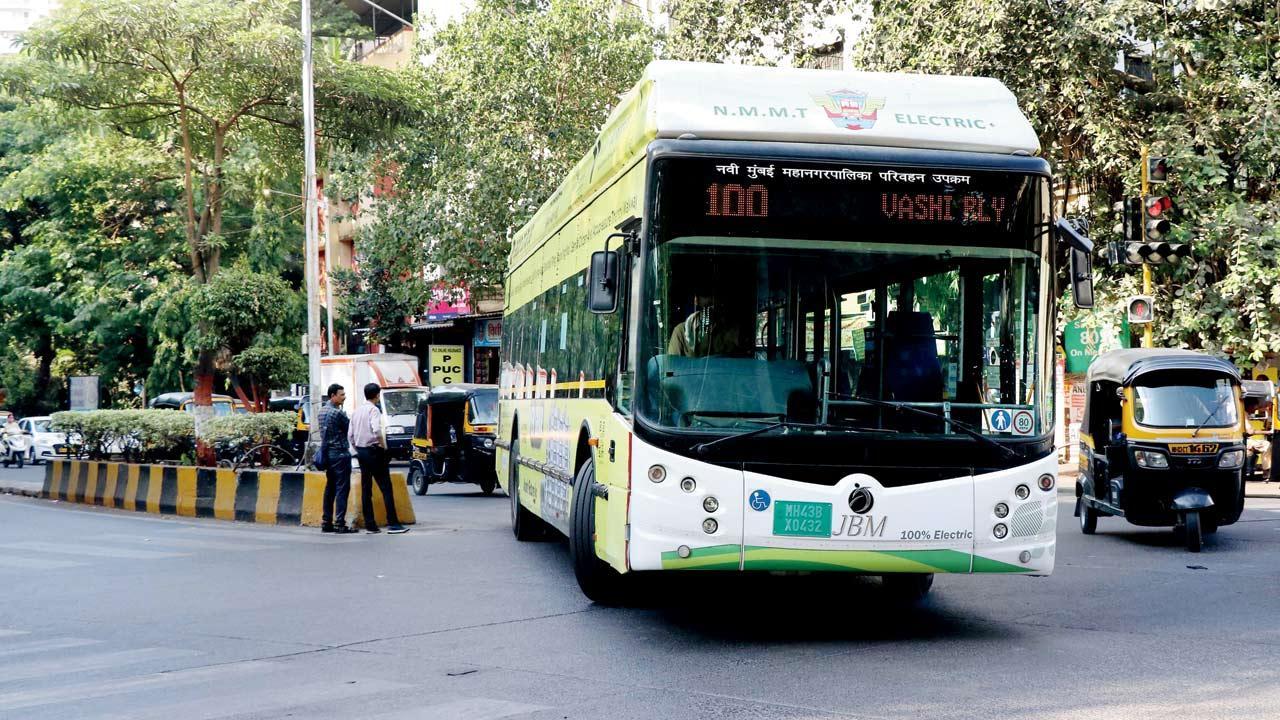 Electric, CNG buses on weekends, holidays: Navi Mumbai Municipal Transport's green move to cut costs pays off