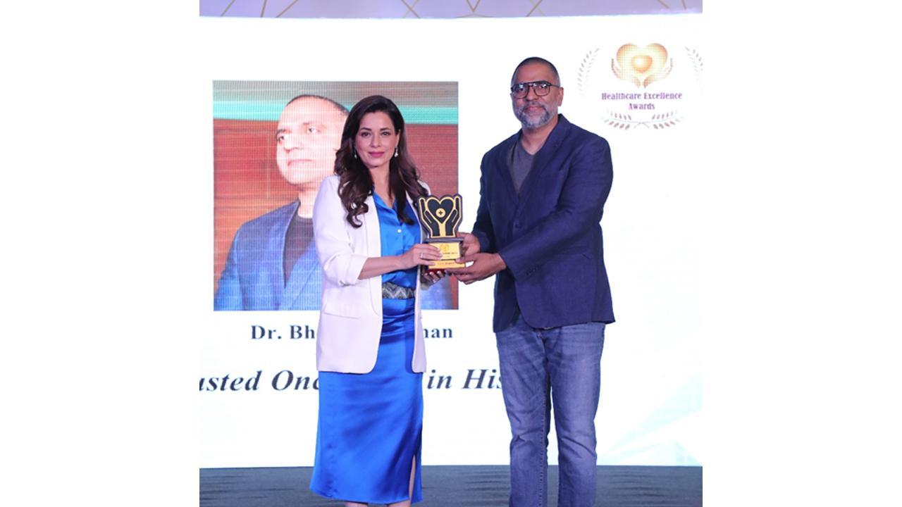 Dr. Bhratri Bhushan bestowed with Brands Impact Healthcare Excellence Award 2022