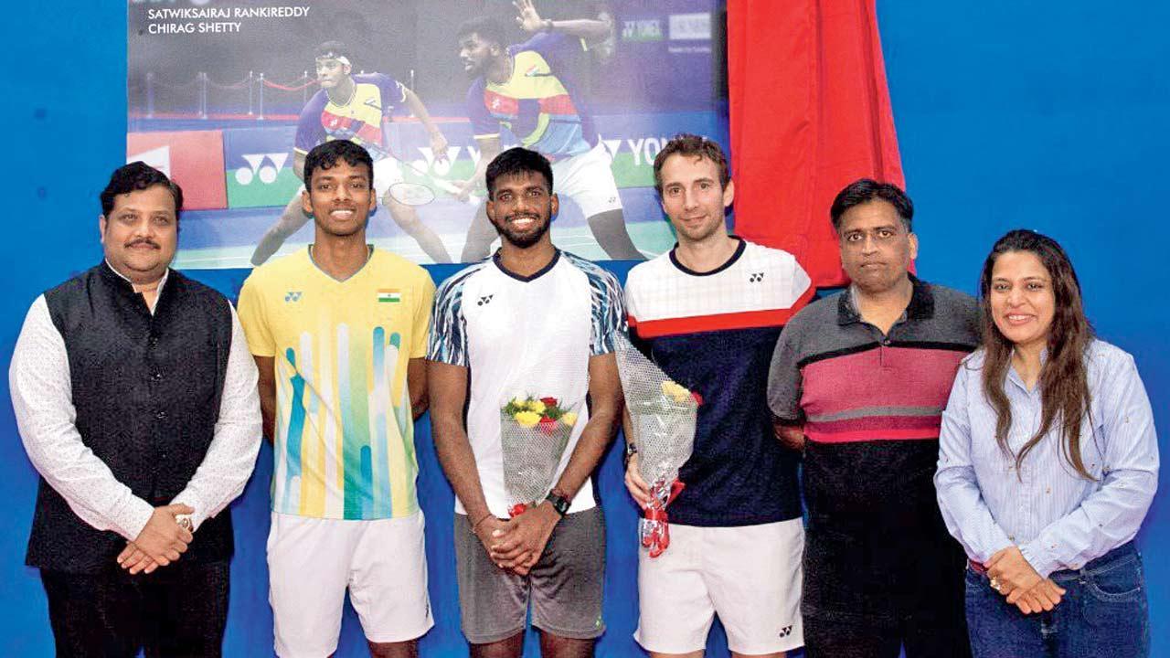 Boe, Rankireddy honoured by Goregaon Sports Club