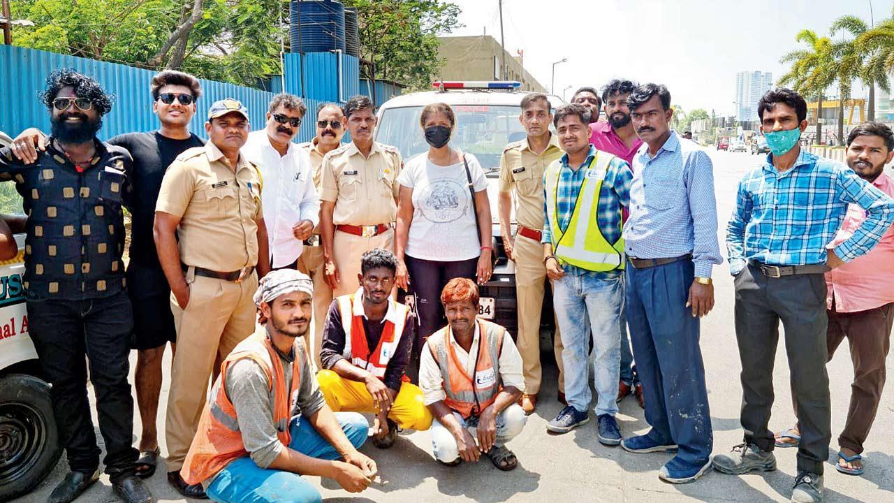 Mumbai: Fire brigade, cops, construction men work 40 hrs to rescue dog in Wadala East