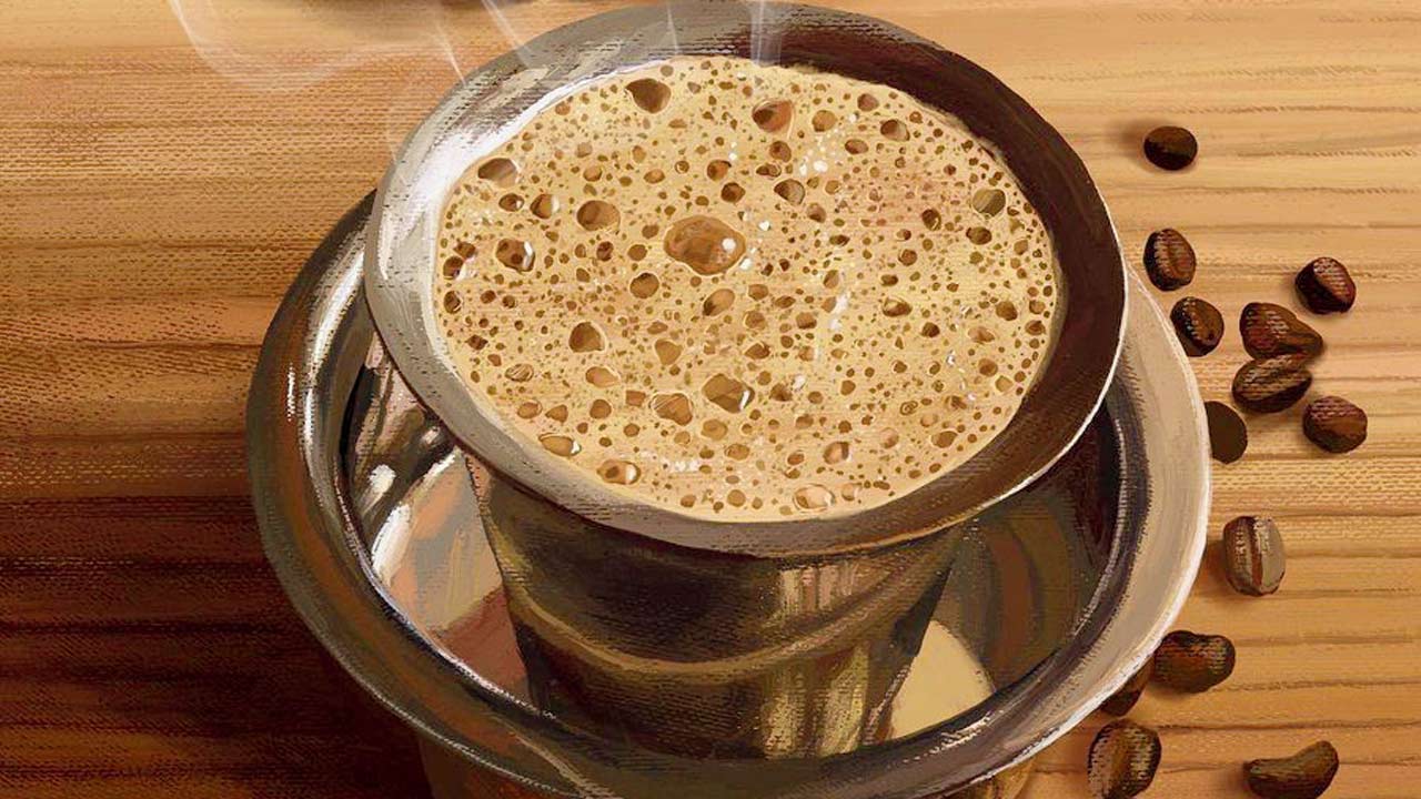 Filter coffee art by @VforVendakka_
