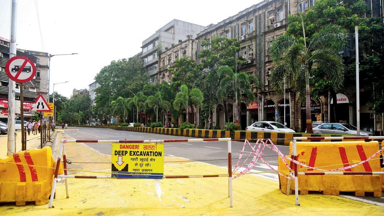 Now, find which road is closed, on Google maps
