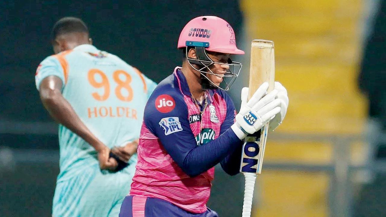 IPL 2022: Shimron Hetmyer powers Rajasthan Royals to 165-6 against Lucknow Super Giants