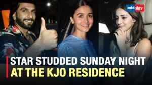 SRK, Ranveer Singh, Alia Bhatt And Other B-Town Stars Attend Karan Johar's Party