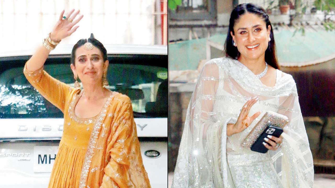 Karisma and Kareena Kapoor