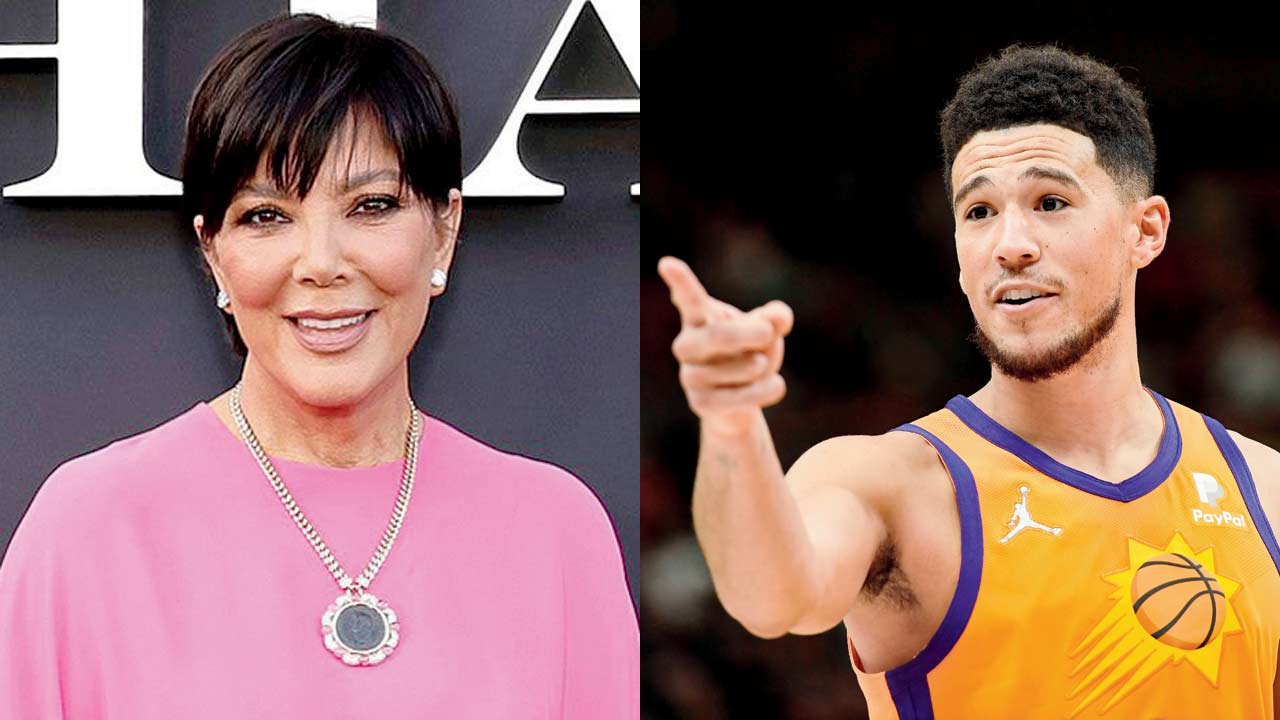 Kris Jenner and Devin Booker