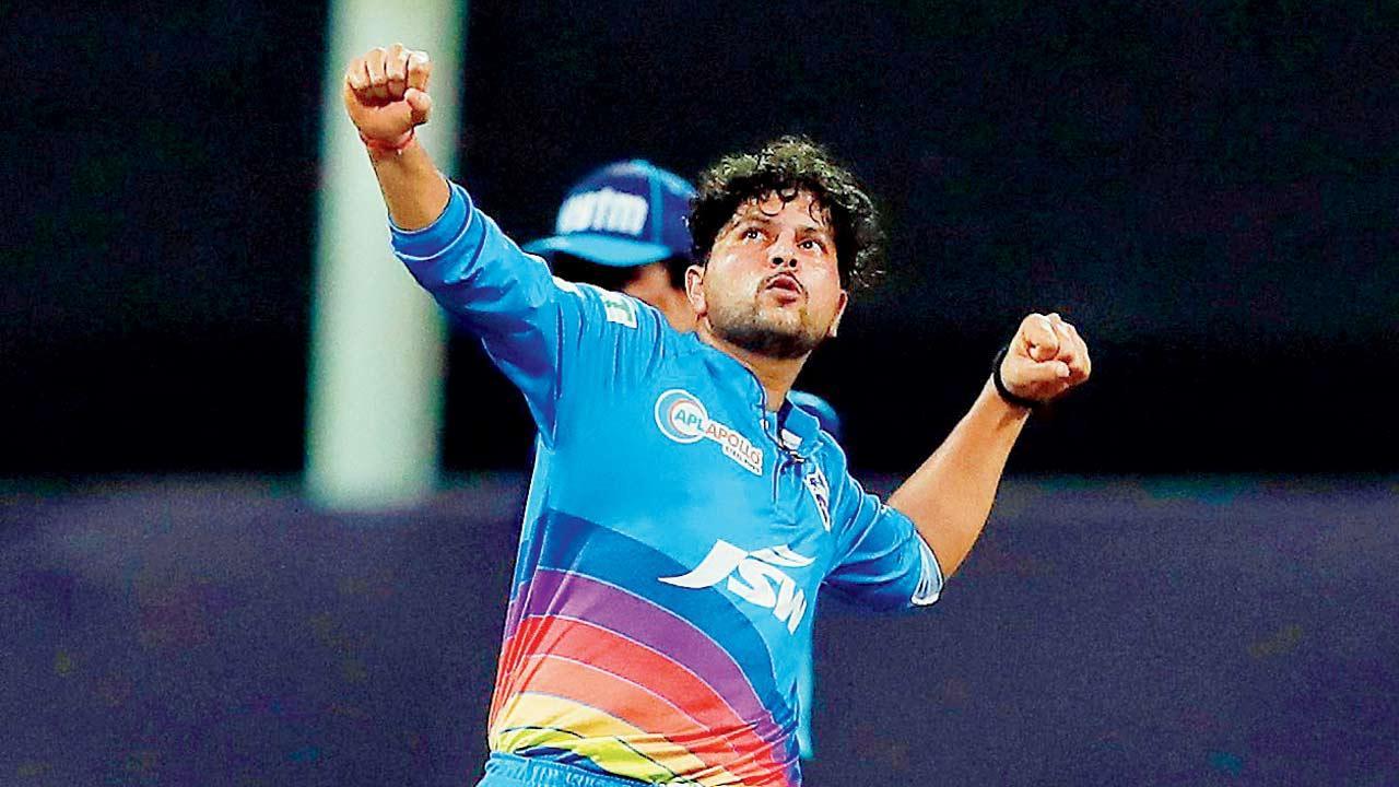 Crafty Kuldeep Yadav to the four as Delhi restrict Kolkata to 146-9