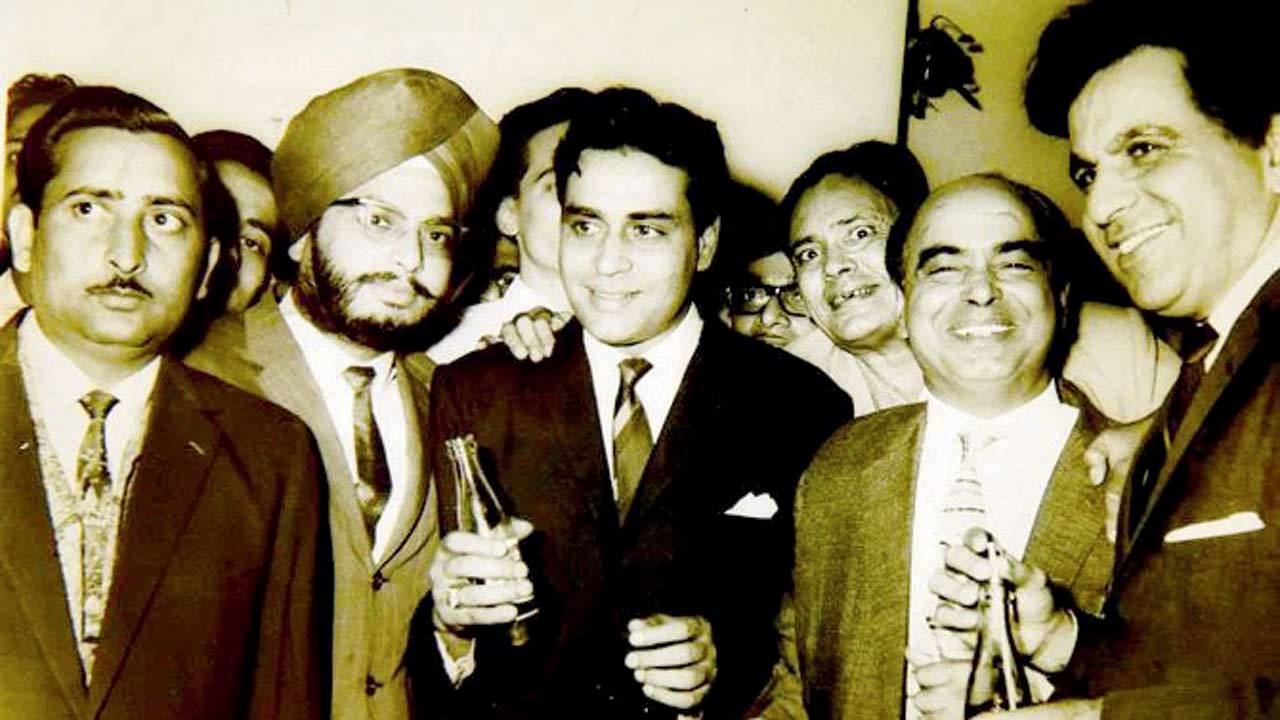 Pritam was a haunt for stars like (middle) Rajendra Kumar and Dilip Kumar (right); the family also produced a few films