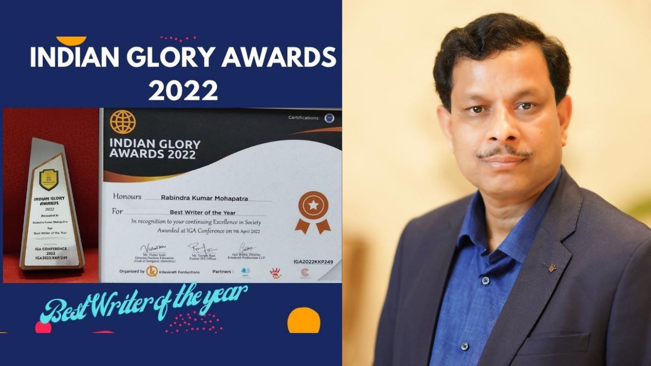 R K Mohapatra, GM/Finance, wins IGA's 