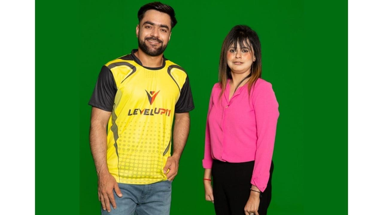 Level Up 11 welcomes Superstar Leg Spinner Rashid Khan as its new brand ambassador