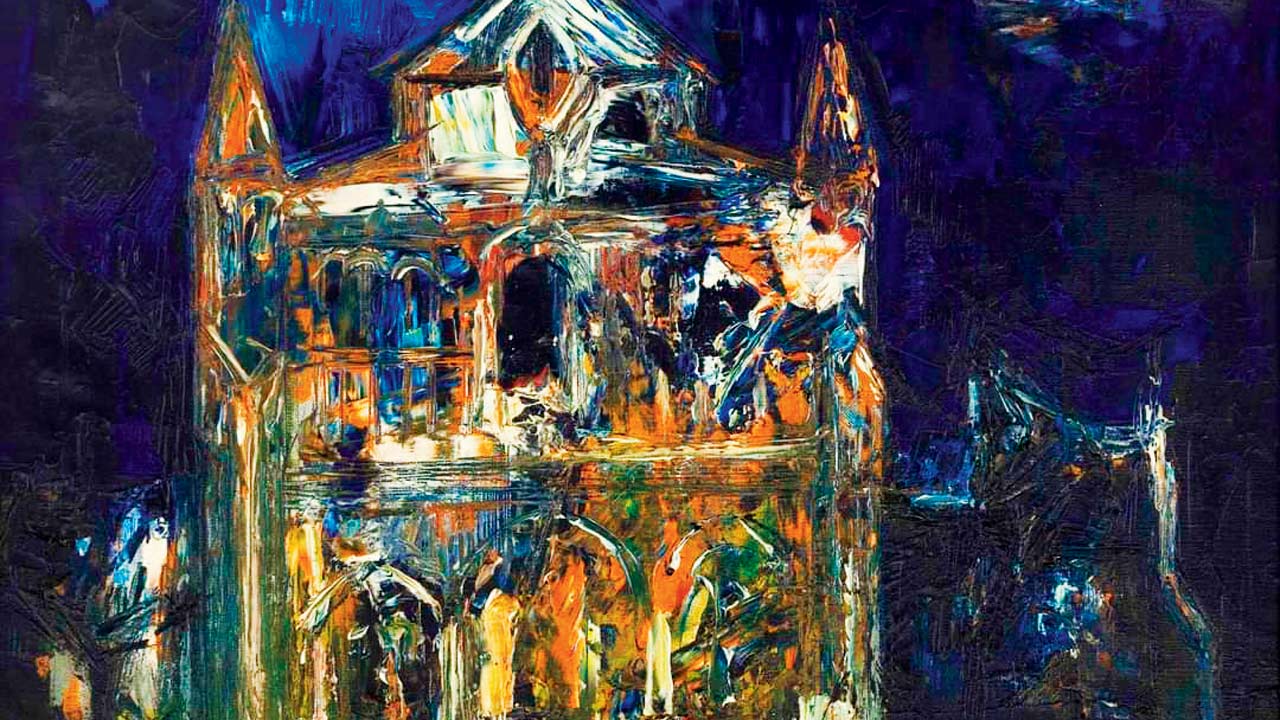 SH Raza’s Church, 1958 is a part of the collection Pic/Pundole Art Gallery
