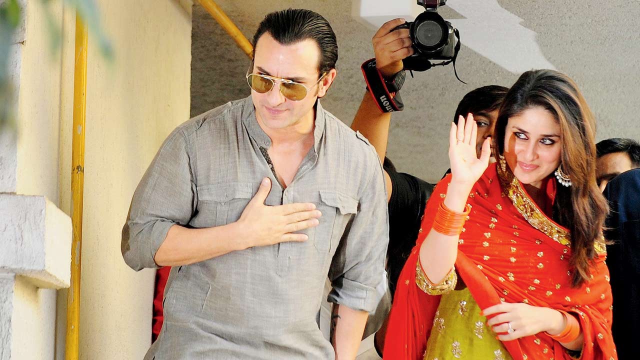 Kareena Kapoor and Saif Ali Khan, 2012